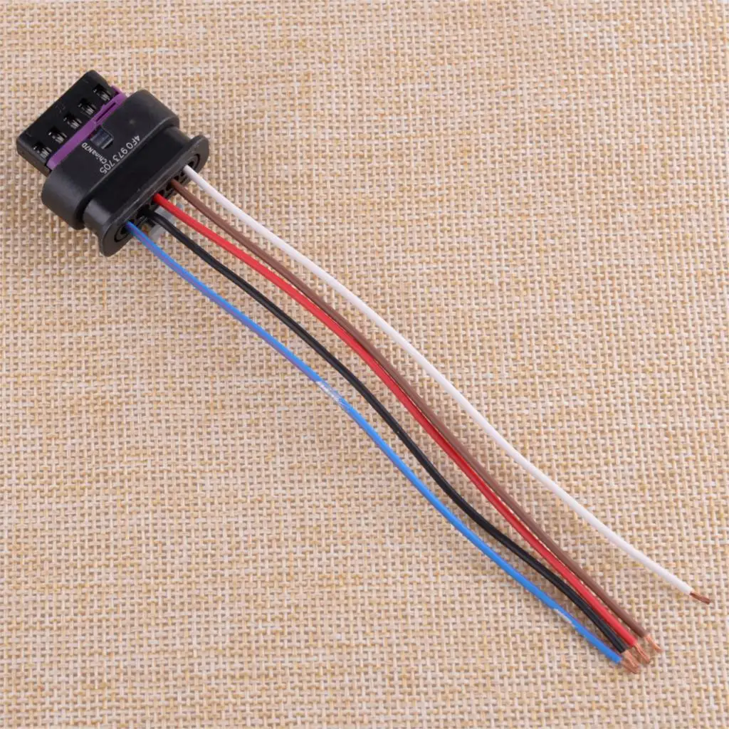 

CITALL Car 5 pin Mass Air Flow Sensor MAF Harness Pigtail Connector Cable 4F0973705 Fit for Audi A6 A4 Volkswagen Jetta