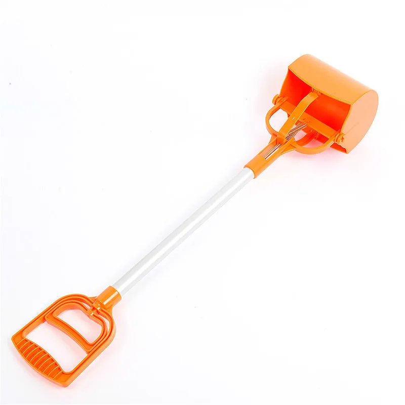 70CML с длинной ручкой Alu PP материал Pet Pooper Scooper подберите зажим для собаки, чтобы очистить собачьи экскременты