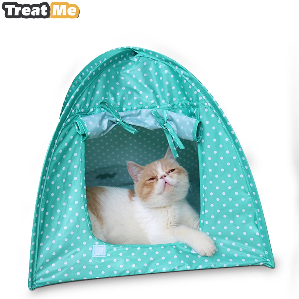 Foldable Pet Cat Kitty Tent Indoor Bed Tent for Cats Water Resistant