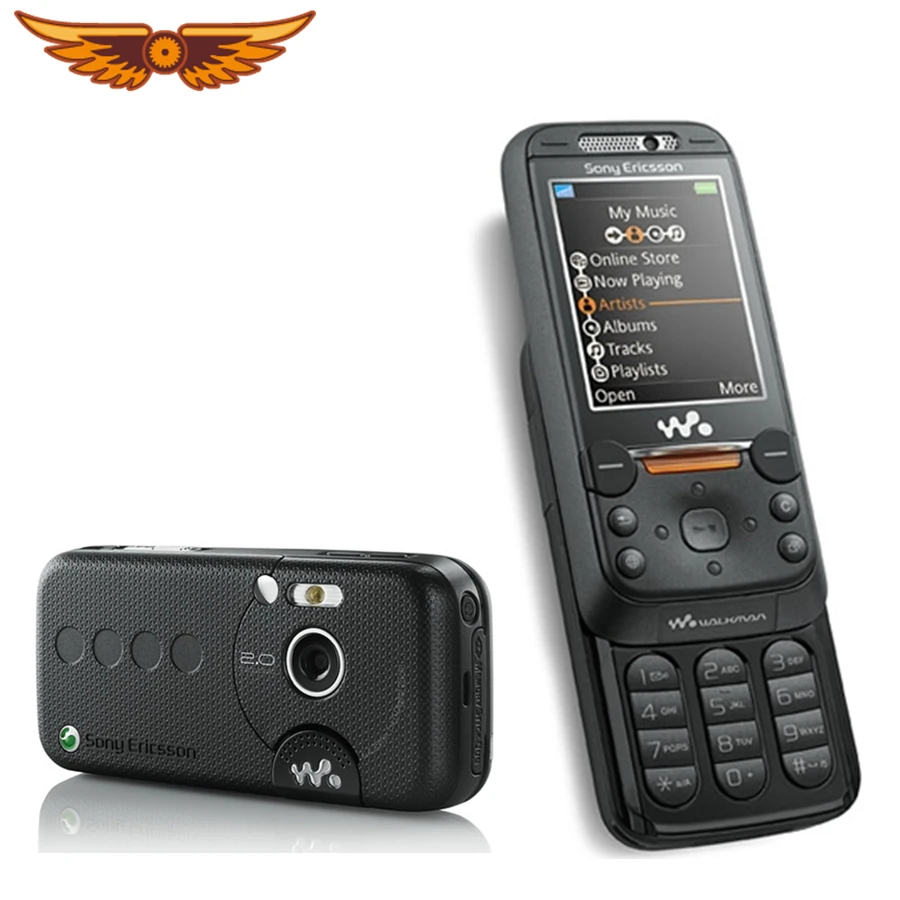 Original Unlocked Sony Ericsson W850 GSM 3G 2.0MP 950mAh Bluetooth Black  Color Slider Mobile Phone