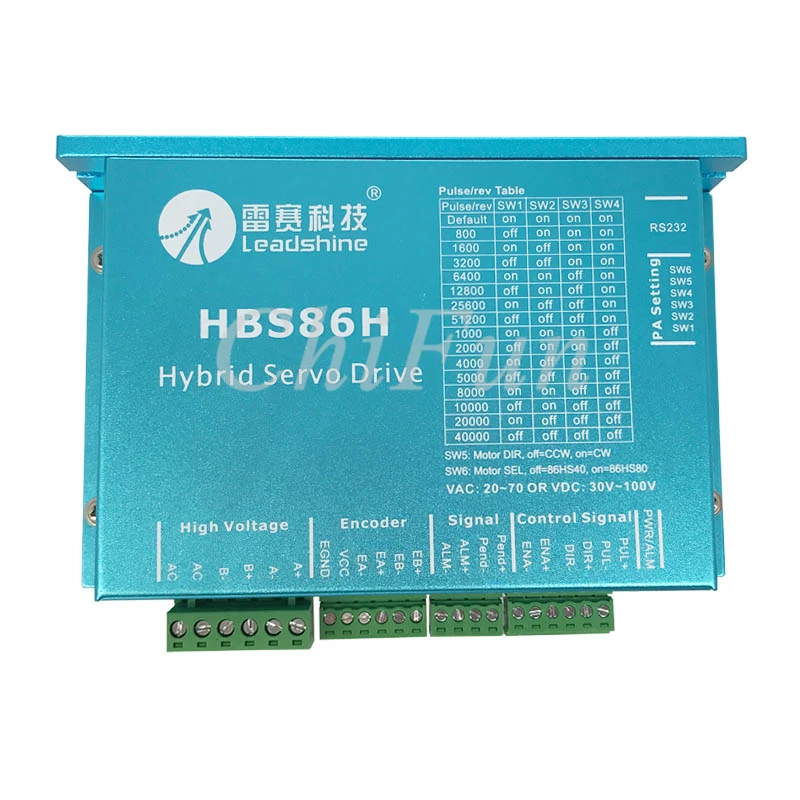 

Leadshine HBS86H CNC DSP Closed-Loop Stepper Motor Driver Easy Servo Drives 8A 30~100VDC Matching 86mm NEMA34/23 motor