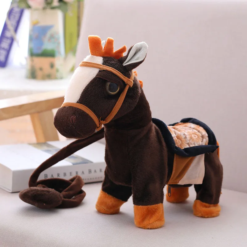 walking horse toy with leash