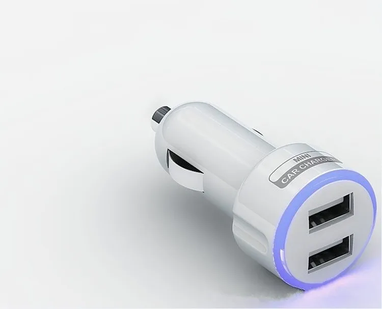 DHL-Free-Shipping-Car-Charger-blue-LED-light-Double-Dual-USB-Car-Charger-coche-de-Cargador (1)