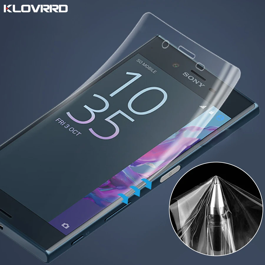 

3D Full Cover HD Screen Protector Soft TPU For Sony Xperia XZ XA1 XA2 Ultra XP XZ Premium XZ2 Compact Ultra-thin TPU Curved Film