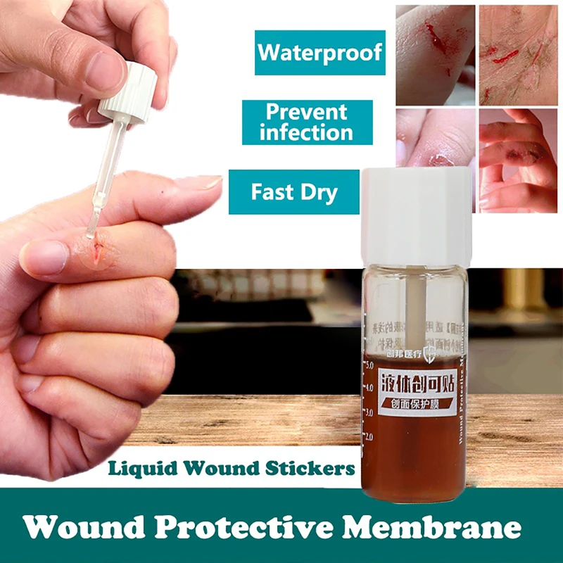 Dreathable Waterproof Wound Healing Gel Liquid Bandage Wound Patch