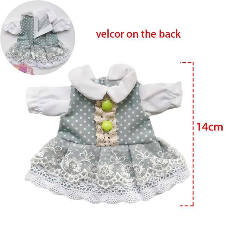 30cm Doll Clothes for Rabbits/Cats/Bears Plush Toys Dress Skirt Coat Clothes Accessories for 1/6 BJD Dolls Girls Kids Gifts 12