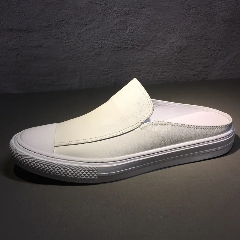 Mens Summer Causal Outside Slip On Shoes Round Toe Genuine Leather Moccasin Gommino Brand Designer Loafers Flats Driving Shoes