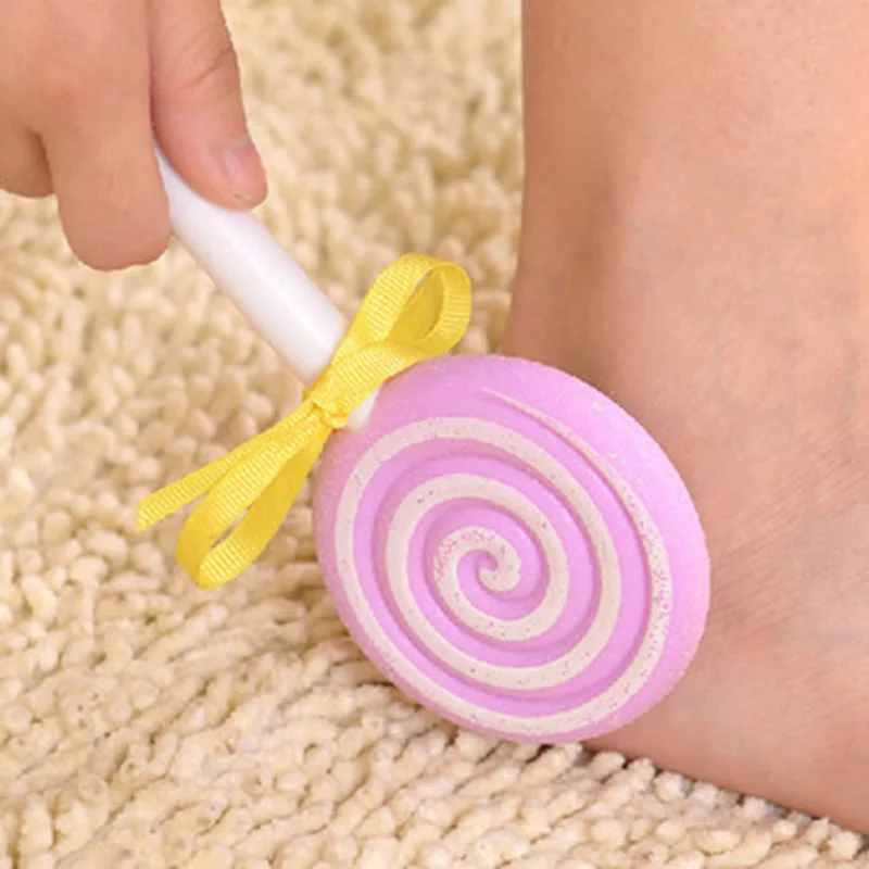 Hard-Dead-Skin-Callus-Remover-Pedicure-File-Polisher-Buffer-Block-Grinding-Foot-Tools-Lollipop-Pumice-Stone