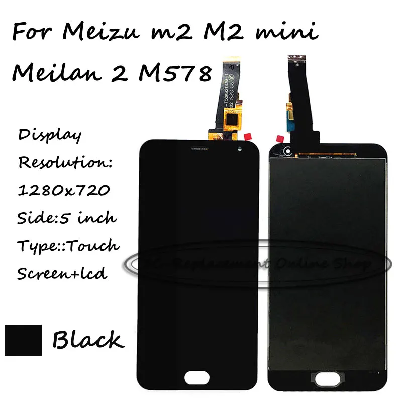 imágenes para Negro LCD + TP Para Meizu m2 M2 mini/Meilan 2 Pantalla LCD con Digitalizador de la Pantalla Táctil Smartphone M578 envío gratis imágenes para Negro LCD + TP Para Meizu m2 M2 mini/Meilan 2 Pantalla LCD con Digitalizador de la Pantalla Táctil Smartphone M578 envío gratis
