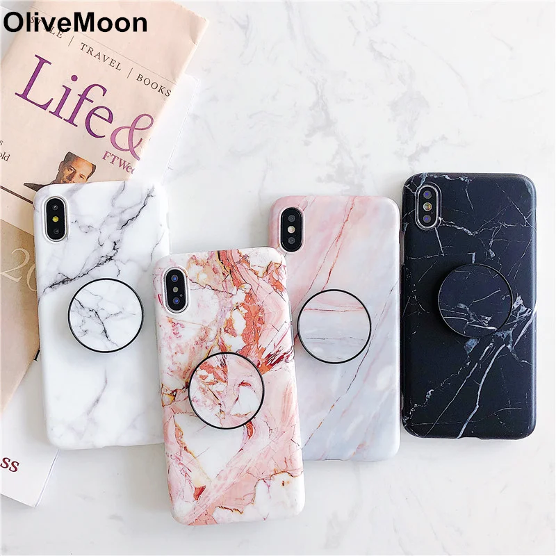 Мраморный чехол для телефона iPhone 11 Pro Max 6 6S 7 8 Plus XS MAX XR X SE 2020 с воздушным захватом и