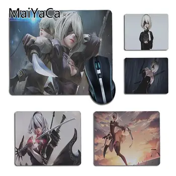 

MaiYaCa Hot Sales 2B Playing Violin NieR Customized MousePads Computer Laptop Anime Mouse Mat Size 25x29cm 18x22cm Mousemats