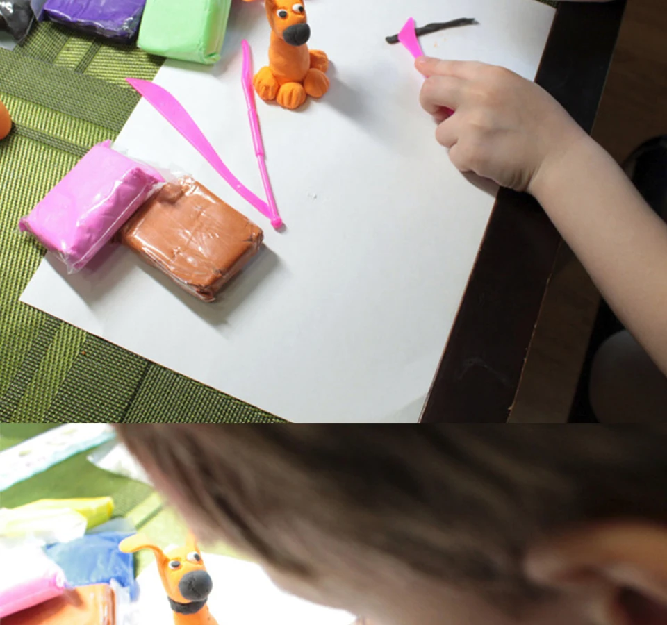 Lodo Macio Colorido Fornece Brinquedos Putty Argila Macia Luz Plasticina Playdough Lizun Encantos Goma Polímero Antiestresse Brinquedo 13 Argila de modelagem