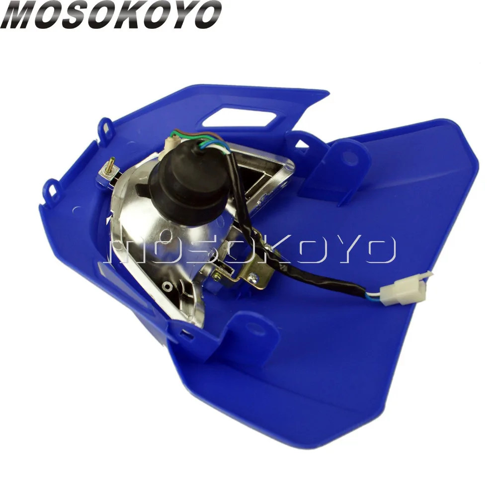Синяя фара для мотоцикла внедорожника передняя маска Yamaha WR450F 250F YZ 450 250 эндуро| |