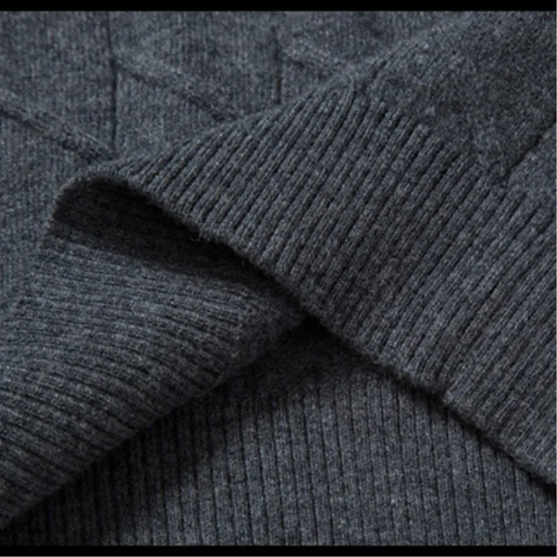 New Arrive Male Pure Solid Woolen Turtleneck Sweater Men's Autumn And Winter Men Pure Color Pullovers