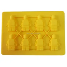 Силиконовая форма типа робота Маффин сладкое конфетное Желе помадка торт силиконовая форма для шоколада инструмент выпечки