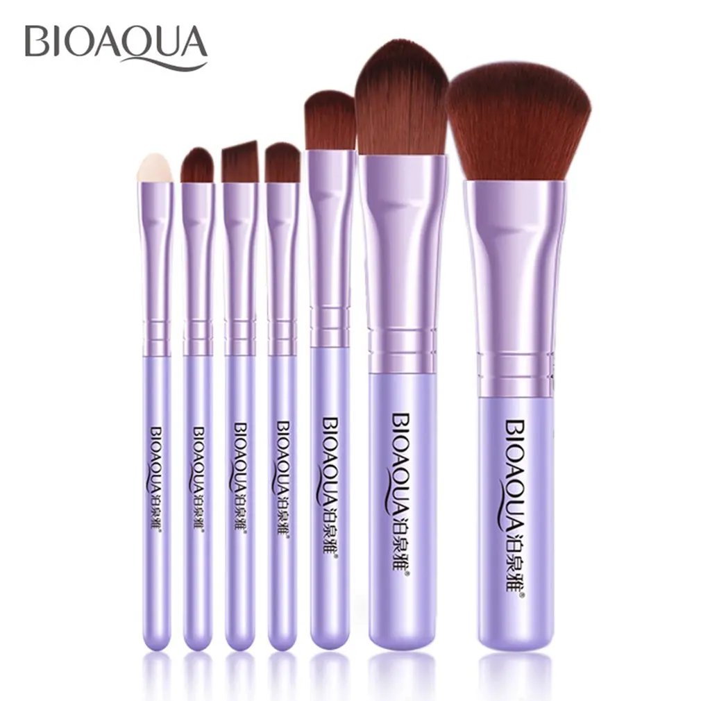 BIOAQUA beauty 7 шт. профессиональные женские кисти для макияжа лица набор косметических теней для лица кисть для румян Кисть для макияжа инструмент - Цвет: 2