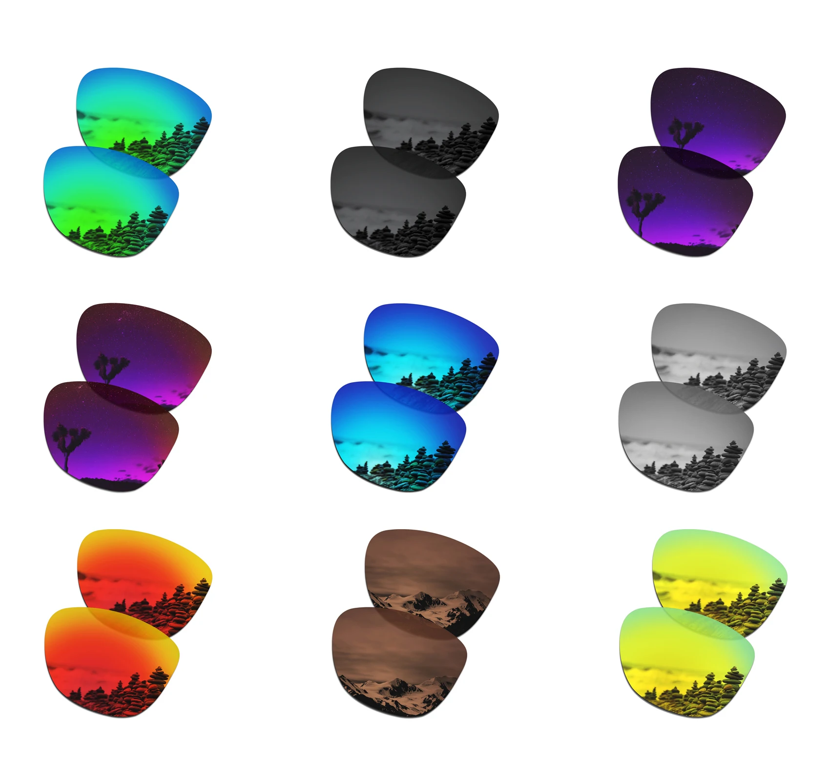 SmartVLT Polarized Replacement Lenses for Oakley Frogskins Sunglasses - Multiple Options