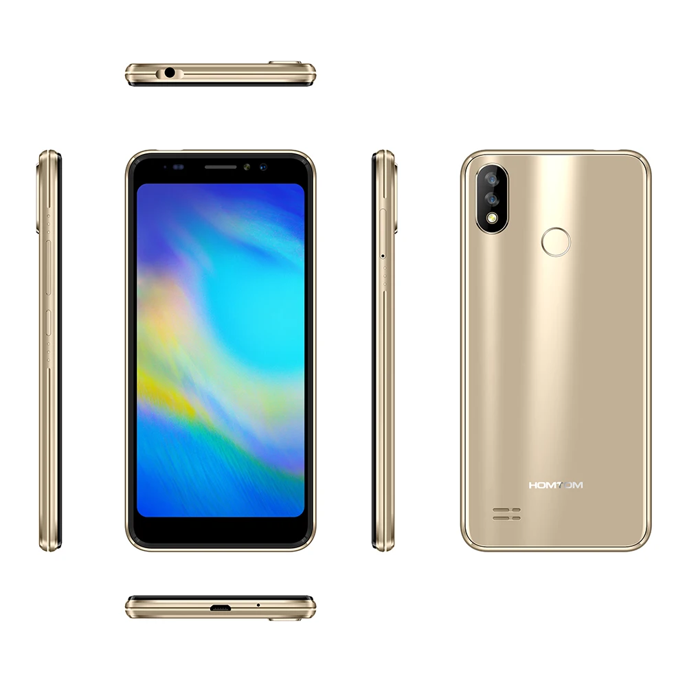 HOMTOM C8 5,5 дюймов мобильный телефон HD полный дисплей MT6739 Android 8,2GB 16GB 3000 mAh Face ID отпечатков пальцев 4G смартфон