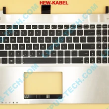 Английский(США) Великобритания Клавиатура для ноутбука ASUS K56 K56C K56CB K56CM K56CA A56 A56C S56C S56 верхняя крышка верхний чехол Palmrest 90R-NUH1K1080Y серебро