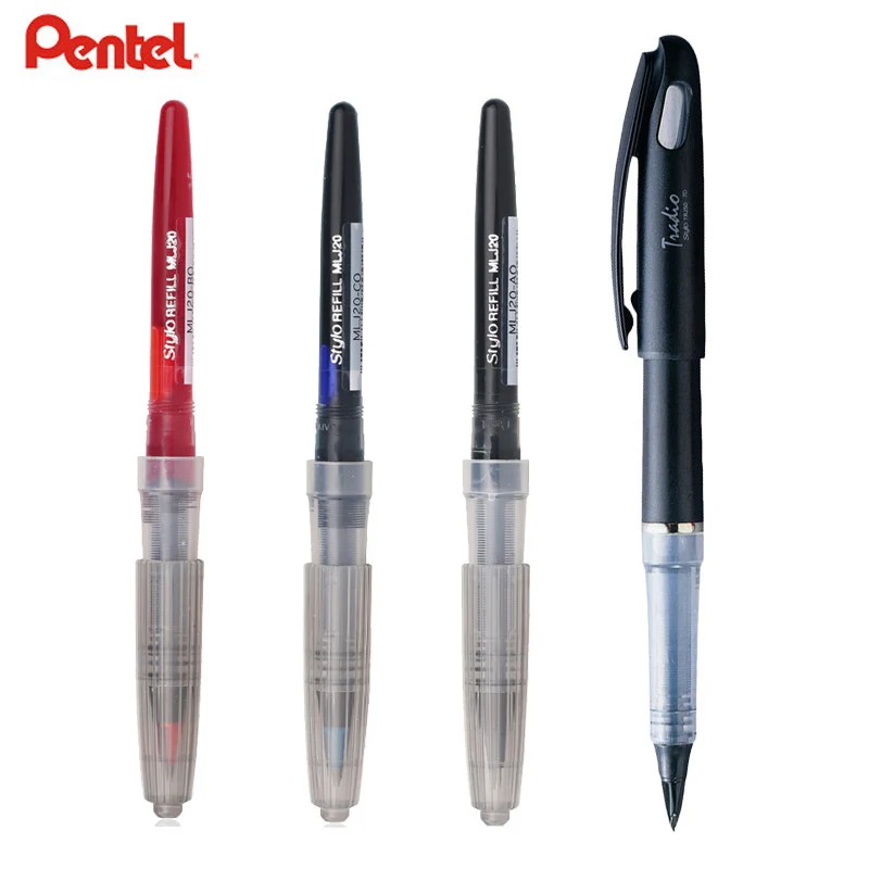 Ручка гелевая Pentel Tradio 0 7 2 мм черная/синяя/красная для рисования|Гелевые ручки| |