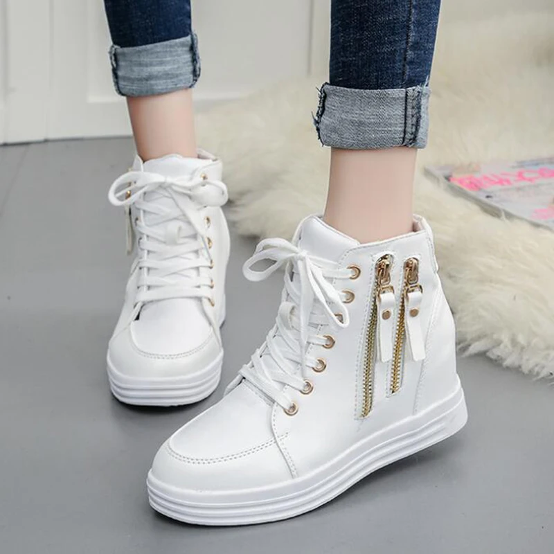 hidden wedge platform sneakers