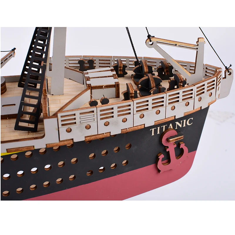 Титаник Деревянный 3D модель обучающие игрушки для детей maquette bateau bois giocattoli maket