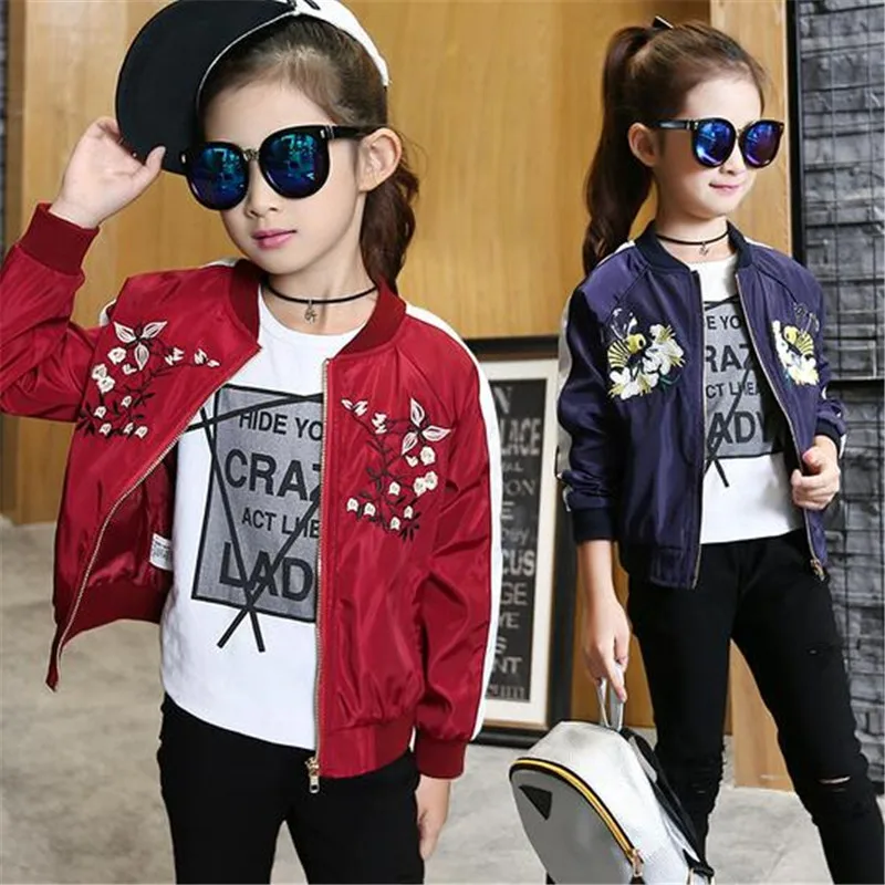 2018 Spring Baby Coat Jacket Girls Full Sleeve Toddler Outerwear Girl