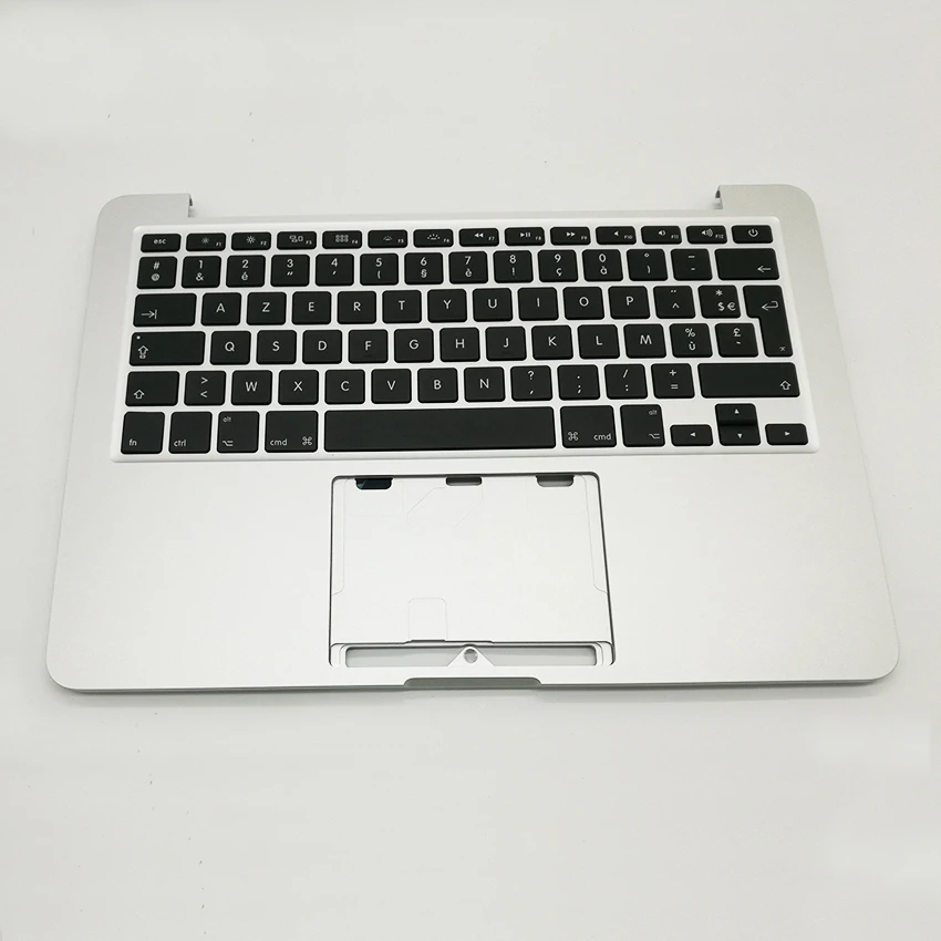 Новый AZERTY кружевная ткань чехол + клавиатура подсветка для Macbook Pro retina 13 "A1502 поздно 2013 Mid 2014