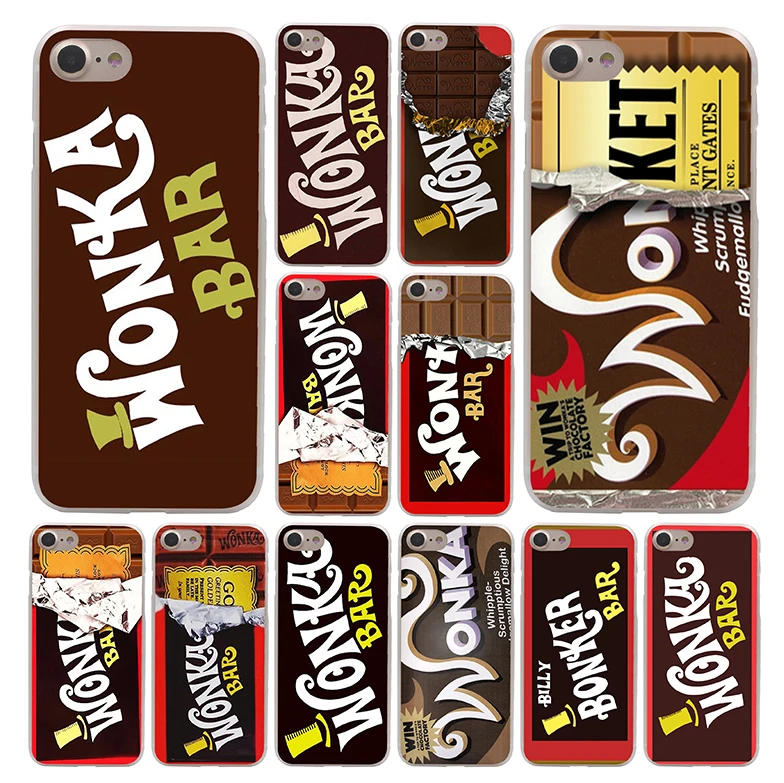 

Lavaza Willy Wonka Bar Chocolate Phone Case for Apple iPhone 4 4S 5C 5S SE 6 6S 7 8 Plus 10 X Xr Xs Max 6Plus 7Plus