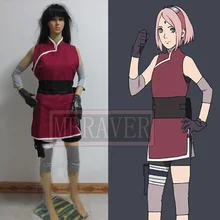 Naruto la última Haruno Sakura Cosplay del traje del Anime de encargo cualquier tamaño