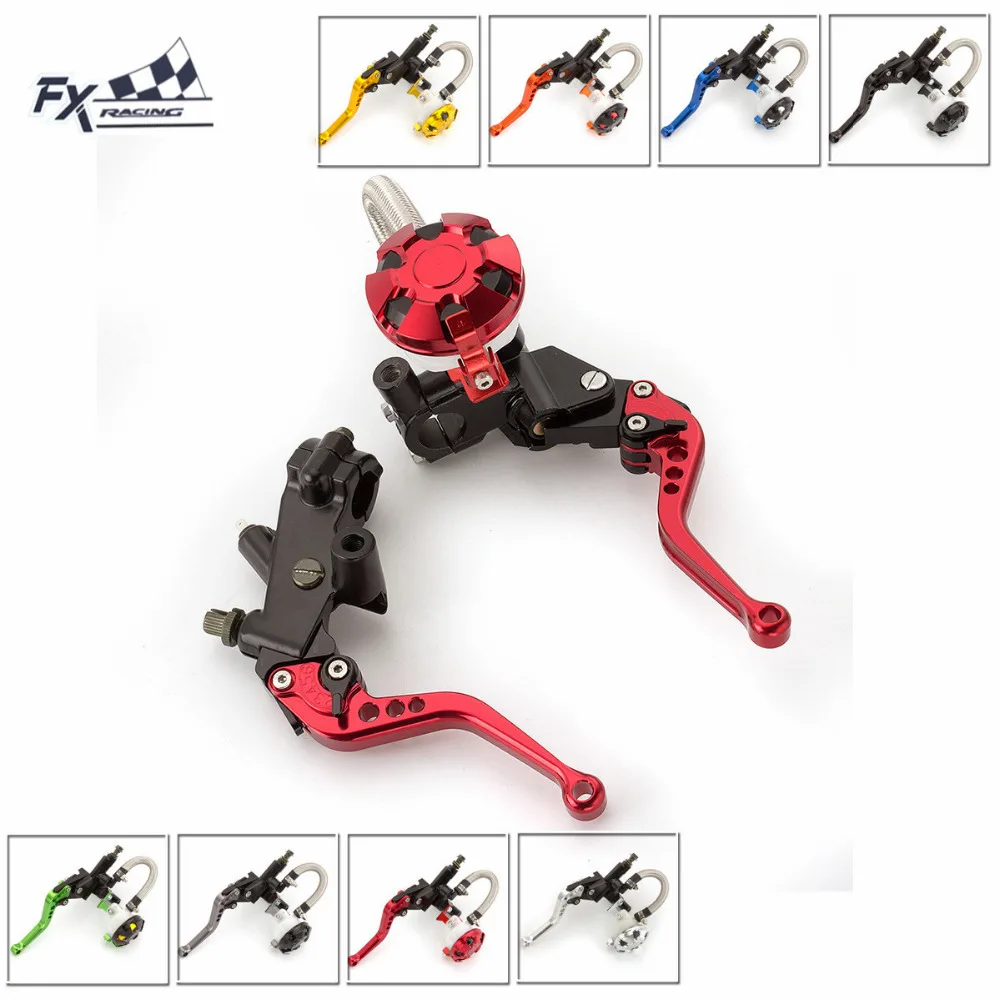 7/8" 22mm Motorcycle Brake Clutch Lever Master Cylinder Reservoir