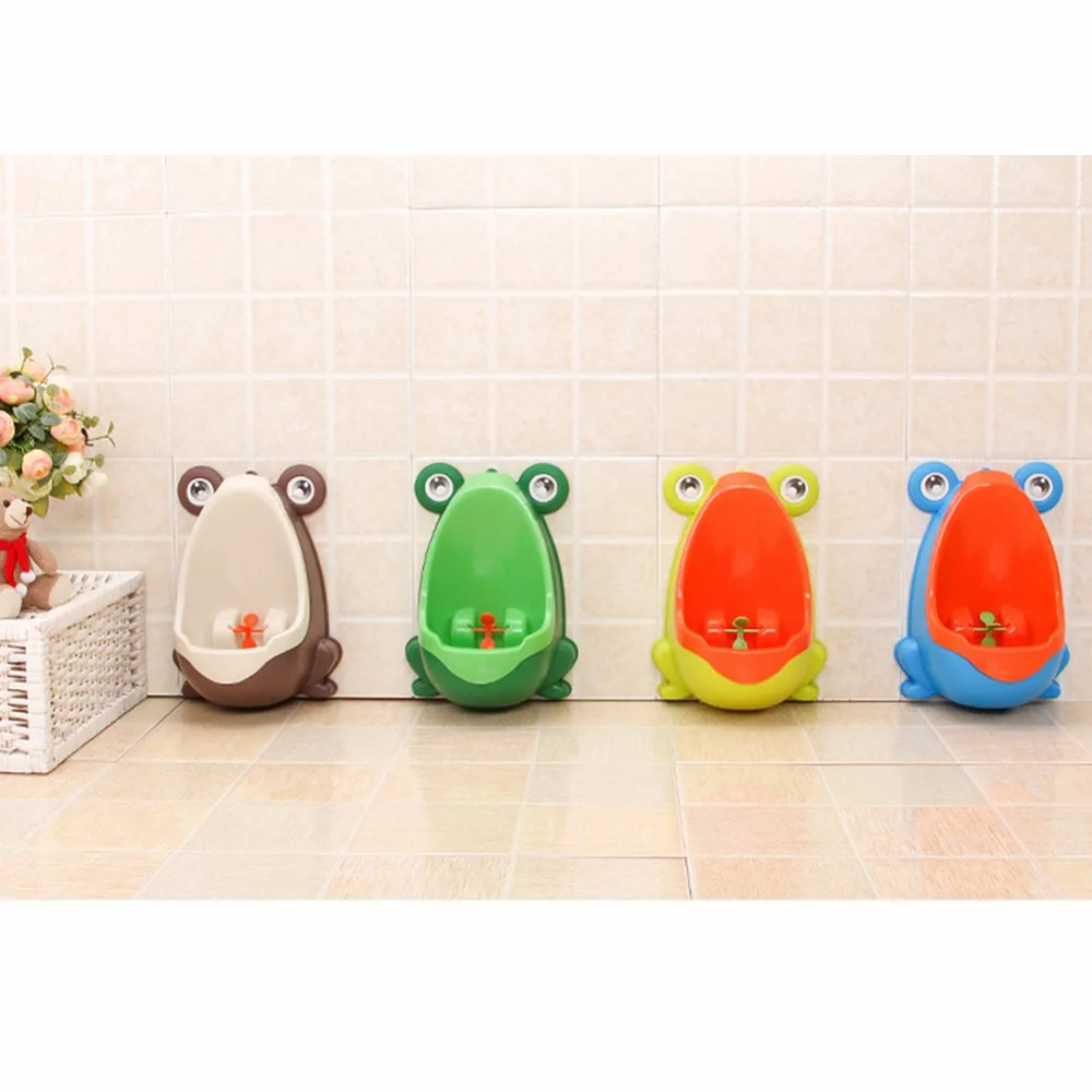 HOT Frog Kids Potty Toilet Training Baby Urinal for Boy Pee Trainer Bathroom New