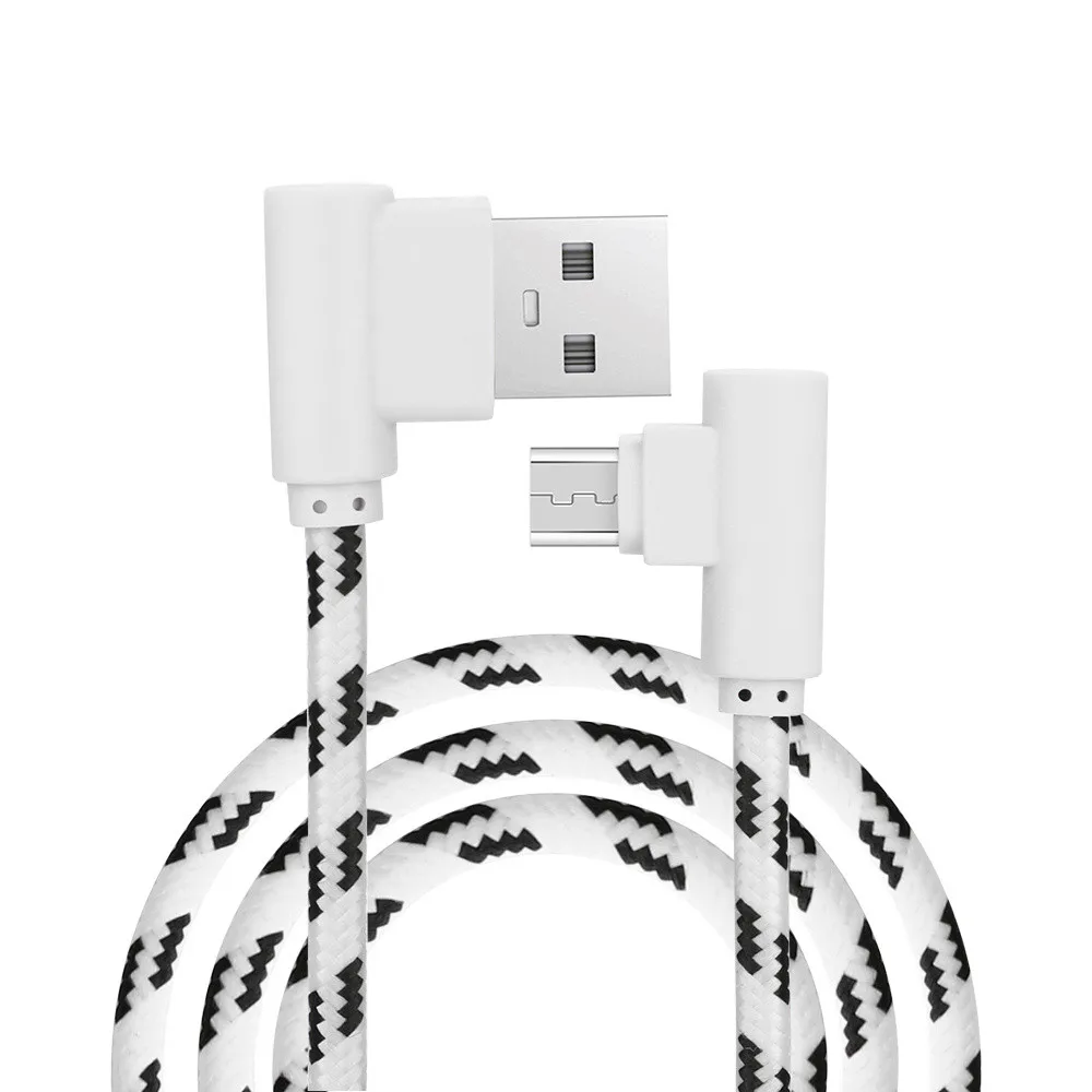 2 м Micro USB кабель для телефона зарядное устройство кабель синхронизации данных Шнур для сотового телефона высокого качества универсальные кабели для телефонов дропшиппинг# YL5 - Цвет: White