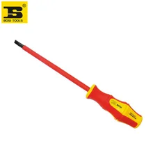 Kostenloser versand BOSI VDE schlitz-schraubendreher flache magnetische 0,4x2,5x75mm