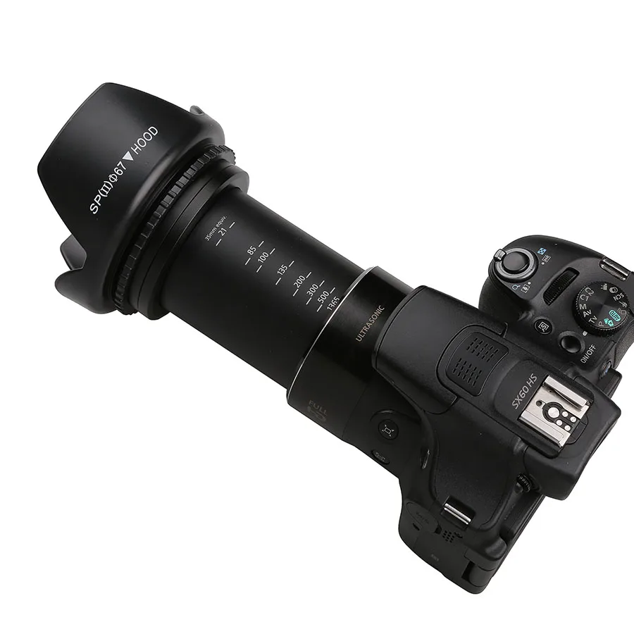 Adaptador de Lente de Câmera em para Canon Sx520 Sx70 Sx60 Sx50 hs a 67 mm Mais Tampa de Lente Mais Capuz de Lente Mais 67 mm Filtro uv - Image 5