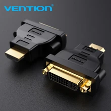 Vention HDMI DVI адаптер 1080P DVI на HDMI Мужской конвертер двунаправленный HDMI на DVI аудио для ПК PS3 ТВ-проектор коробка монитор