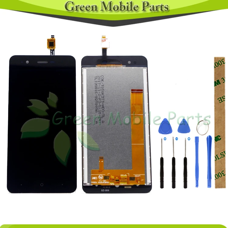 

100%Tested LCD Display For BQ 5044 BQ5044 BQS-5044 BQS 5044 Strike LTE LCD Display Touch Screen Assembly With 3M sticker