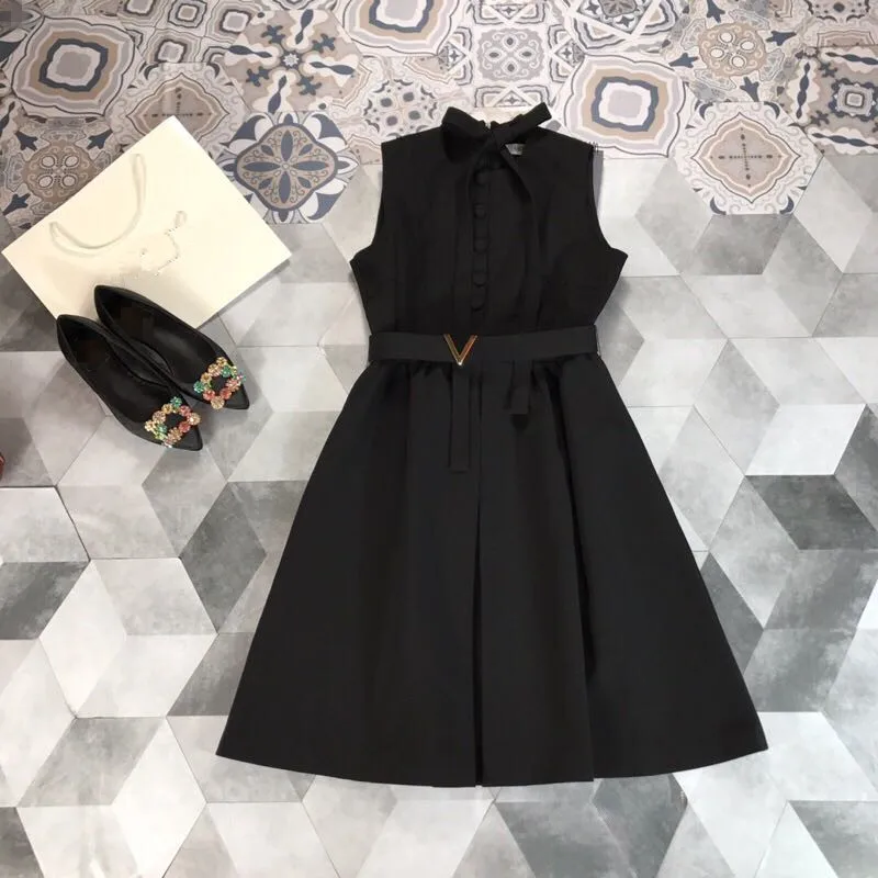 

HHigh quality New Fashion Women 2019 spring Dress Luxury famous European Design party style dress