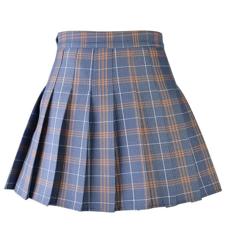 Женская плиссированная юбка, Harajuku, консервативный стиль, клетчатые юбки, мини, милая школьная форма, для девушек, Jupe, кавайная юбка, Saia Faldas