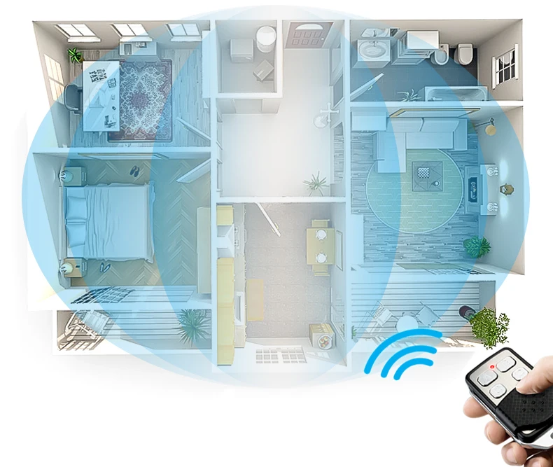 EUUK Standard switch home Remote Control Switch 123 Gang 1 Way ,RF433 Wall Switch, Wireless remote control touch light switch (7)