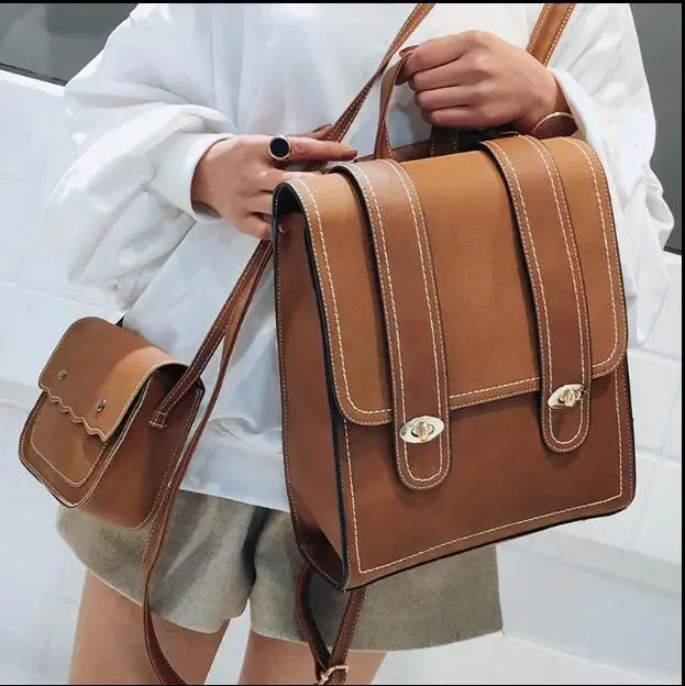 

Backpack Korean version 2018 New England College Style Schoolbag Retro Backpack