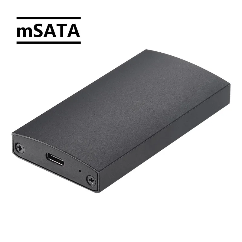 

Uneatop UT63502U3C USB 3.1 Type-C to mSATA SSD Aluminum External Enclosure Case Supports OTG / WTG / Hot-swap