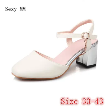 

High Heels D'Orsay Women High Heel Shoes Stiletto Woman Party Wedding Shoes Ladies Kitten Heels Plus Size 33 - 40 41 42 43