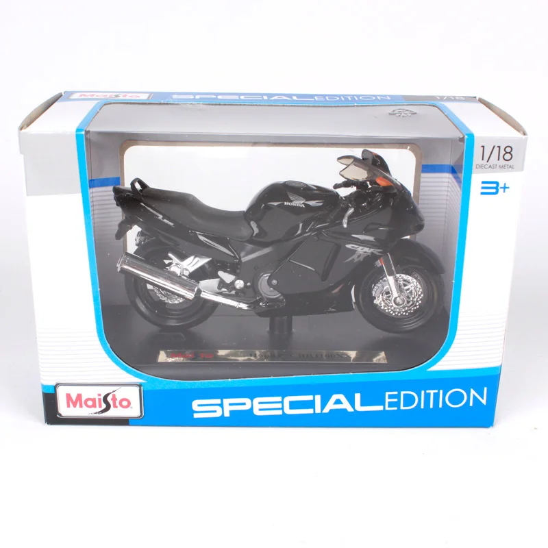 Maisto 1:18 Honda CBR1100XX черный мотоцикл литье под давлением рабочая подставка модель