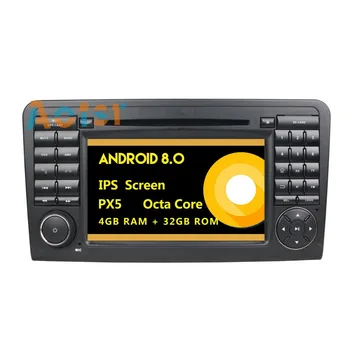 

IPS Screen Android 8.0 Car multimedia dvd player unit For Benz ML CLASS W164 2005-2012 ( ML300,ML350,ML450) GPS Navigation radio