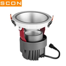 SCON 15 Вт/20 Вт светодиодный прожектор 4000 к CREE COB настенный светильник в виде барабана стиральной машины отель высокий и современный встраиваемый потолок внутреннее коммерческое освещение