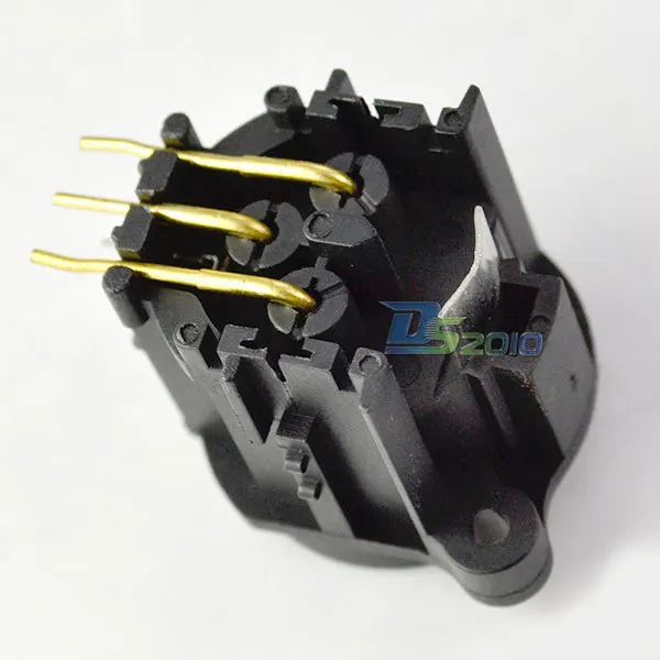 

High Quality3-Pin XLR male socket Panel Mount Adaptor Converter Connector New