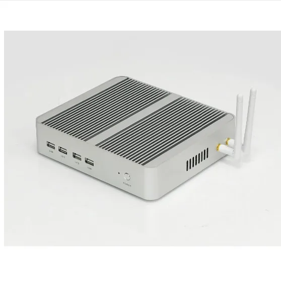  Fanless Nuc Mini PC i7 8550U i5 8250U Quad Core DDR4 RAM Mini Desktop Windows 10 Pro UHD 620 4K HTP