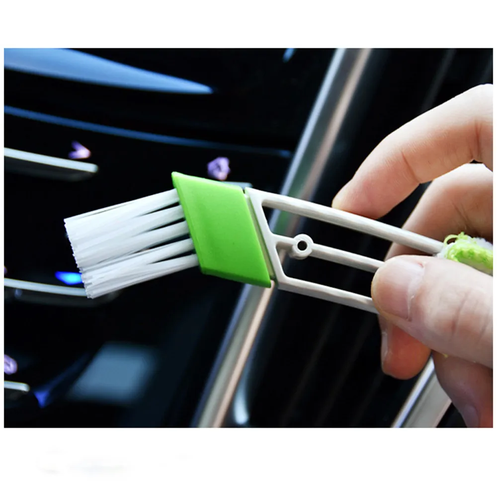 Пластиковая кисточка для пыли и грязи щетка для очистки автомобиля кондиционер щётка для вентиляционных штор Чистящая Щетка для машины аксессуары#30