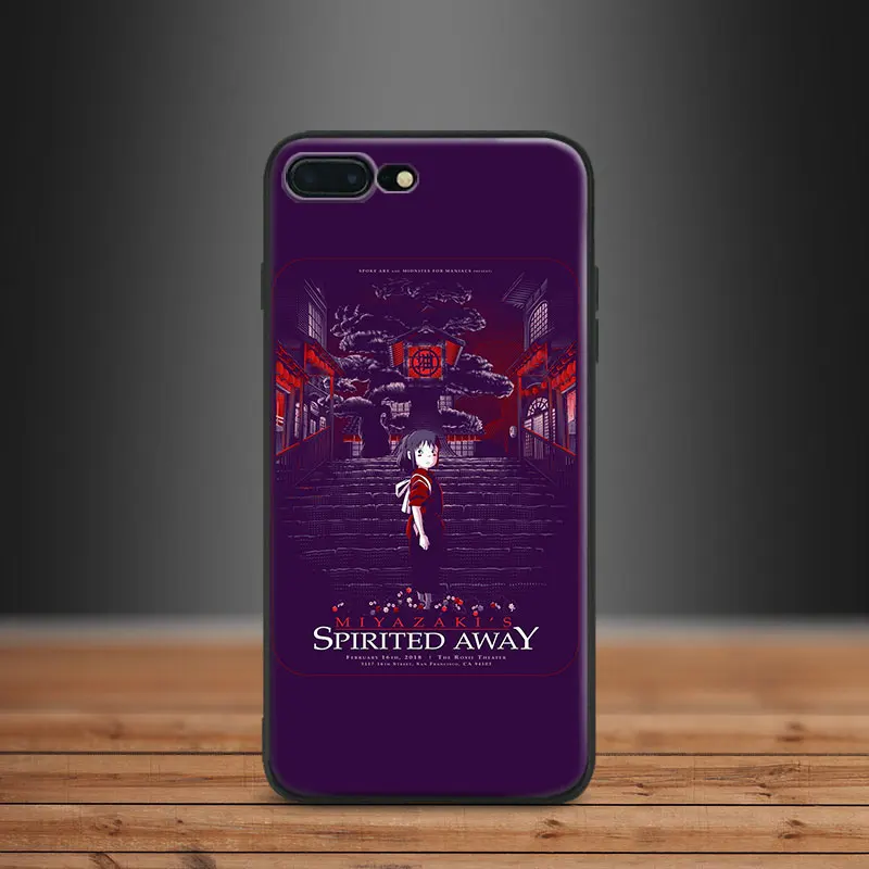 

Spirited Away Hayao Miyazaki Artwork Pattern Tpu Soft Silicone Phone Case Shell For Apple IPhone 5 5s SE 6 6s 7 8 Plus X 10